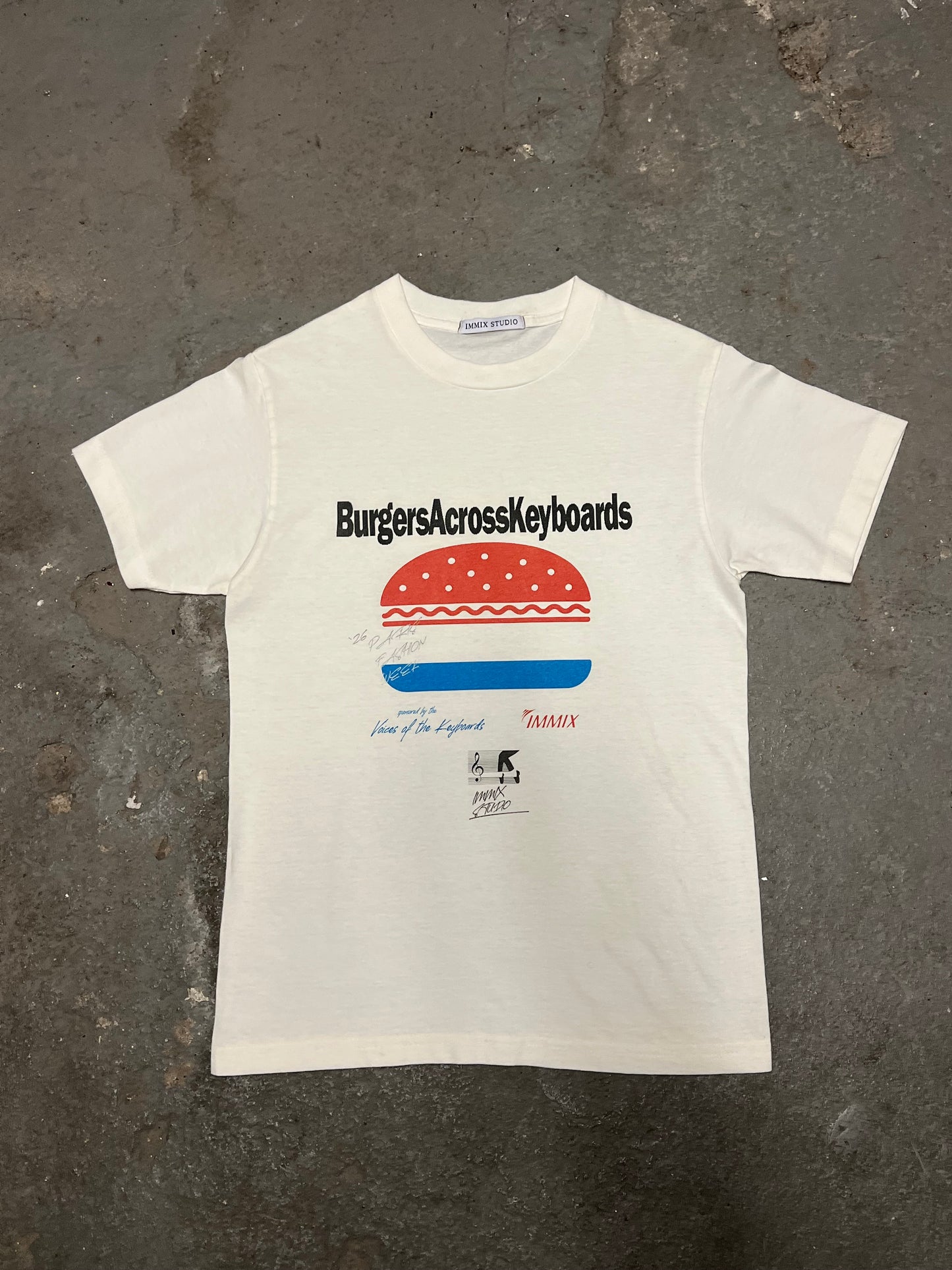 IMMIX “BurgersAcrossKeyboards” T-SHIRT